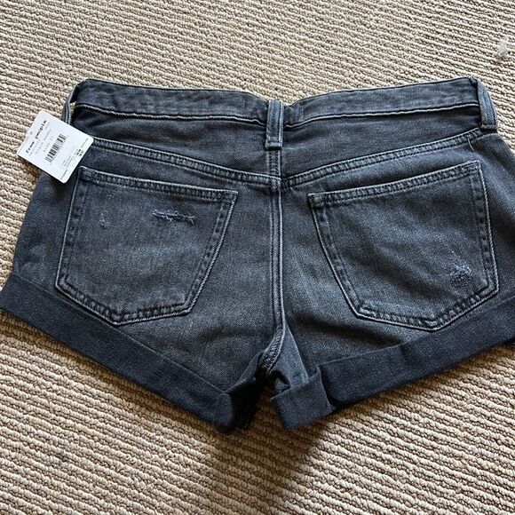 FREE PEOPLE denim black shorts 27 - Picture 9 of 12